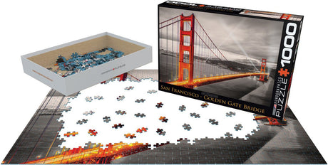 San Francisco Golden Gate Bridge 1000 Piece Jigsaw Puzzle by Eurographics - Eurographics - Jigsaw Puzzles - The Puzzle Center -