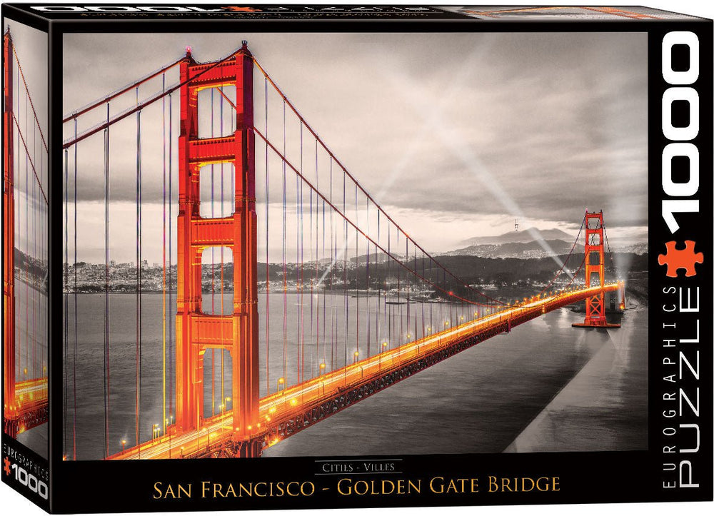 San Francisco Golden Gate Bridge 1000 Piece Jigsaw Puzzle by Eurographics - Eurographics - Jigsaw Puzzles - The Puzzle Center -