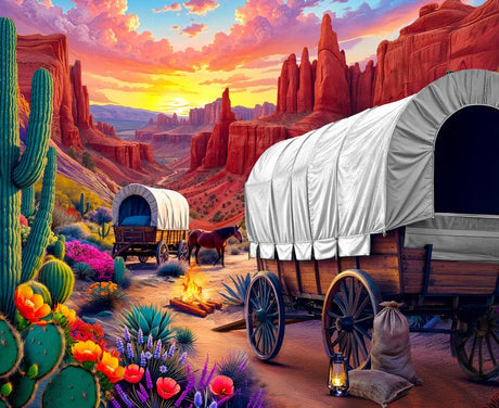 Santa Fe Trail 500 Piece Jigsaw Puzzle | Springbok Puzzles - Springbok Puzzles - Jigsaw Puzzles - The Puzzle Center