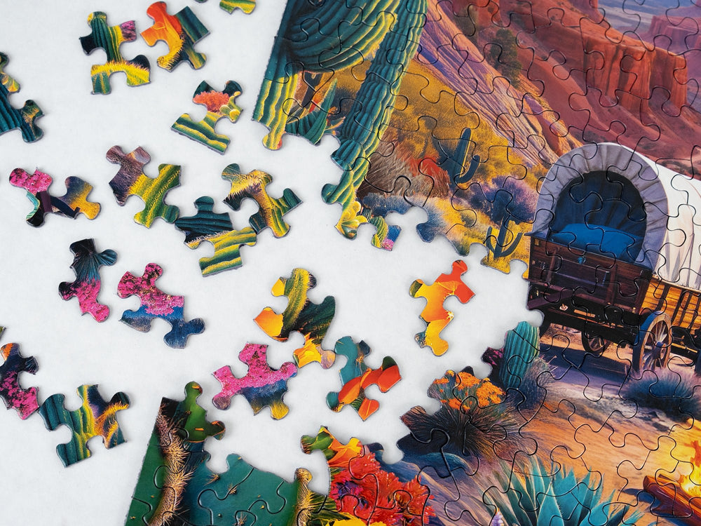 Santa Fe Trail 500 Piece Jigsaw Puzzle | Springbok Puzzles - Springbok Puzzles - Jigsaw Puzzles - The Puzzle Center