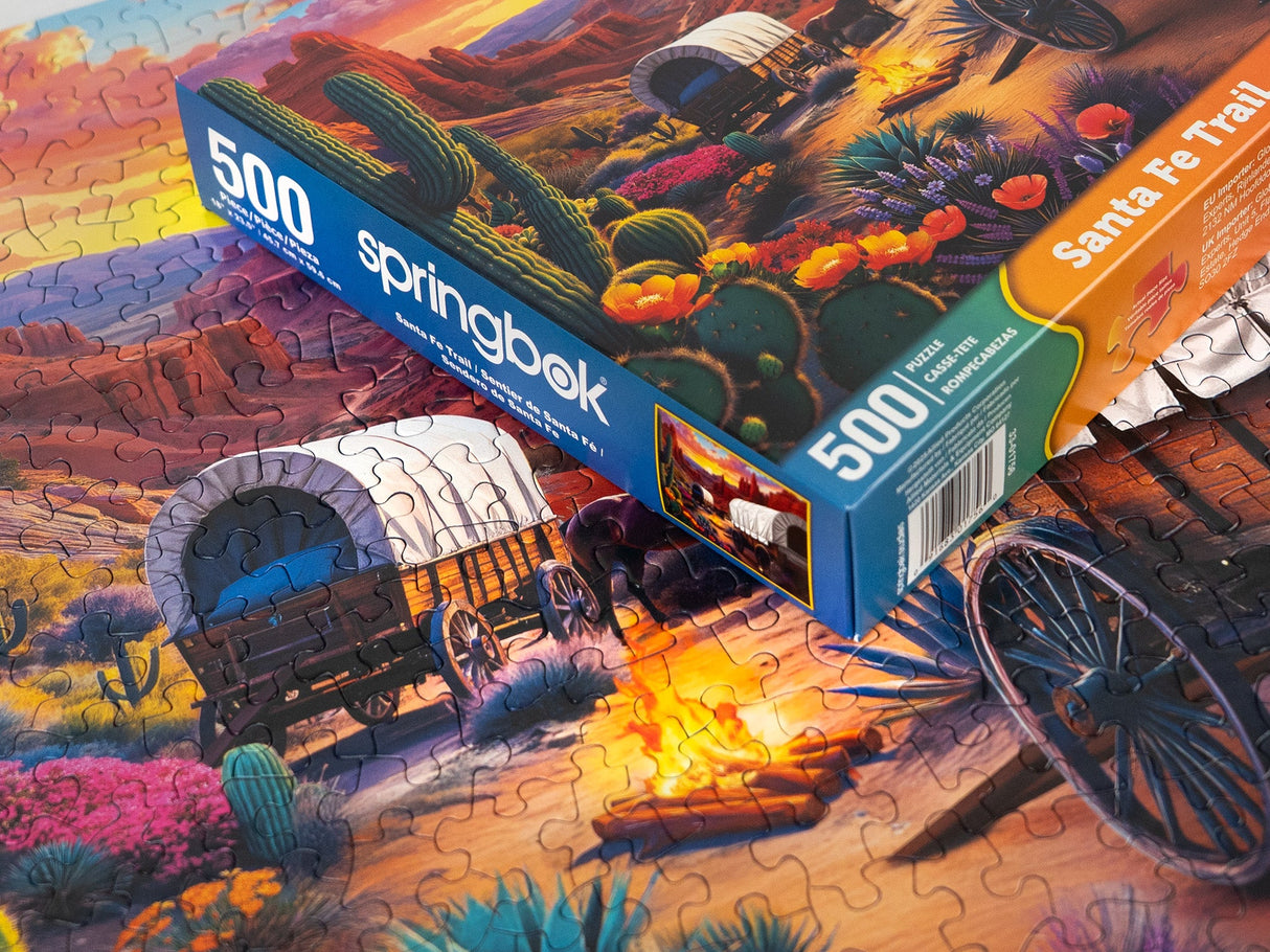 Santa Fe Trail 500 Piece Jigsaw Puzzle | Springbok Puzzles - Springbok Puzzles - Jigsaw Puzzles - The Puzzle Center