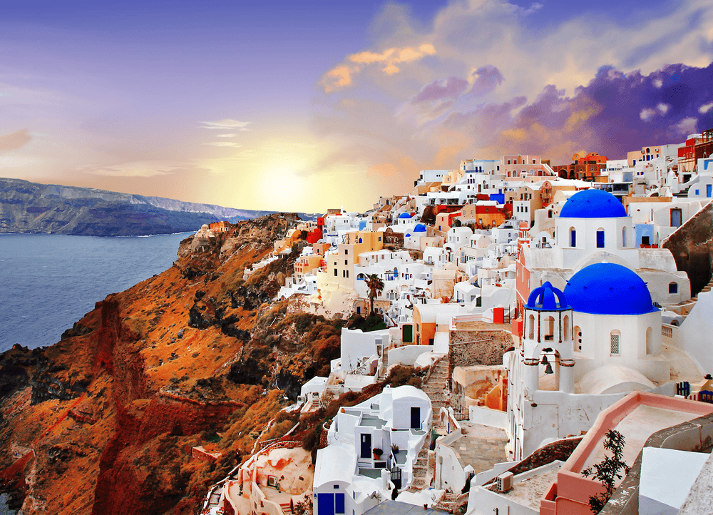 Santorini Jigsaw Puzzle 1000 Piece by Brain Tree Games - Artistic & Scenic - Brain Tree Games LLC - Jigsaw Puzzles - The Puzzle Center -