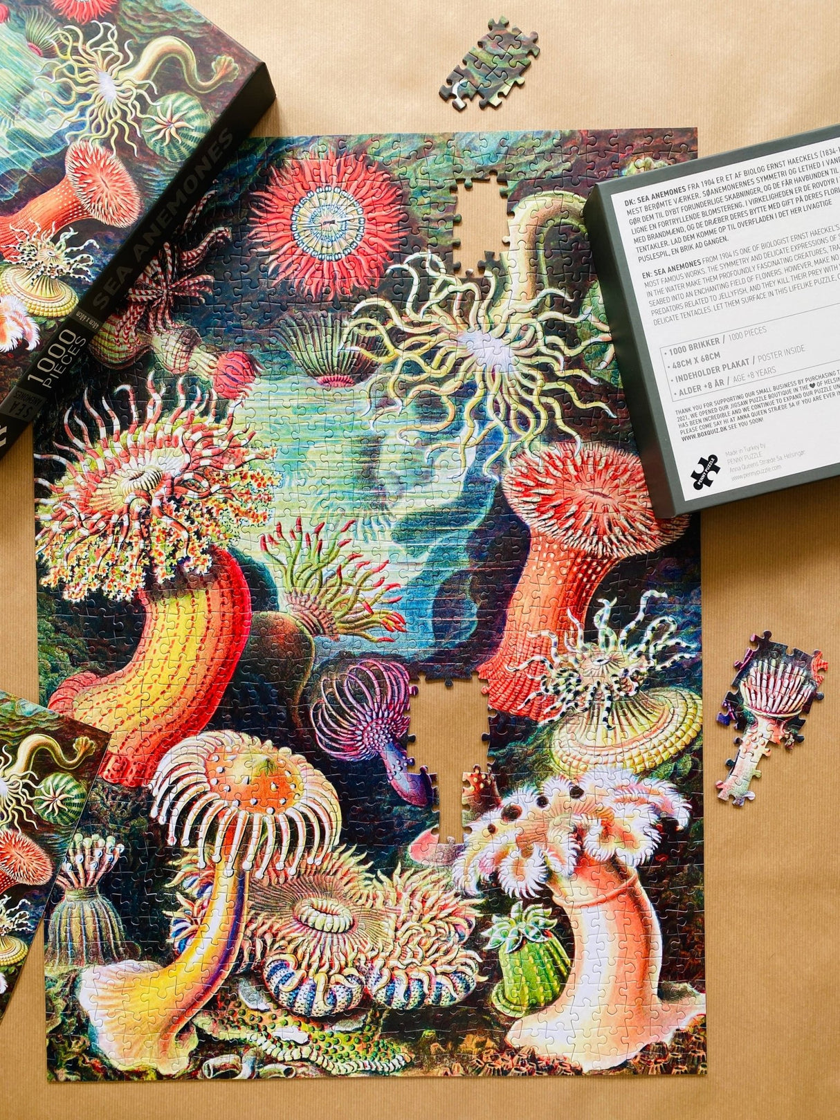Sea Anemones 1000 Piece Jigsaw Puzzle | Penny Puzzle - Jigsaw Puzzles - The Puzzle Center