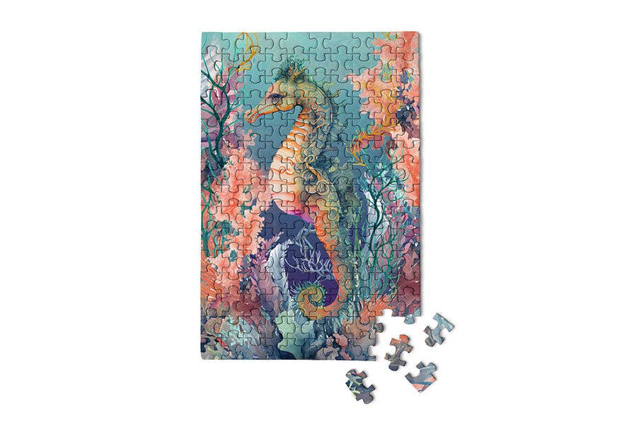 Seahorse - Marine Life Mini Puzzle | Micro Puzzles - Mini Jigsaw Puzzles - The Puzzle Center