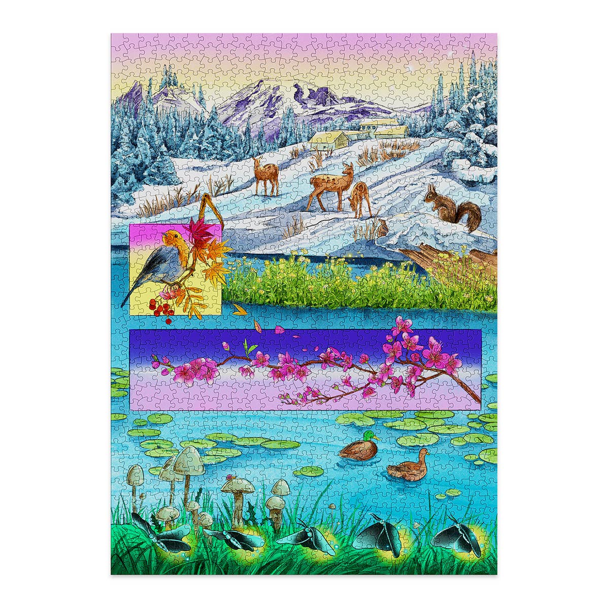 Seasons 1000 Piece Jigsaw Puzzle by Cloudberries - Cloudberries Jigsaw Puzzles - Jigsaw Puzzles - The Puzzle Center -