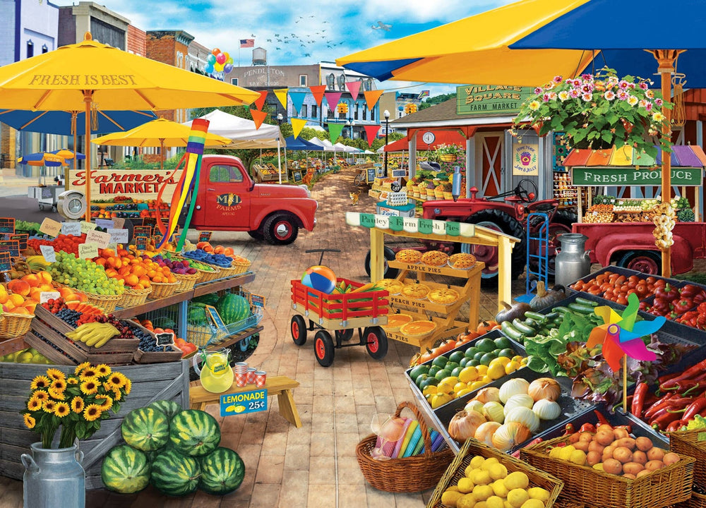 Seek & Find - Market Square 1000 Piece Jigsaw Puzzle - Masterpieces Puzzles - Jigsaw Puzzles - The Puzzle Center