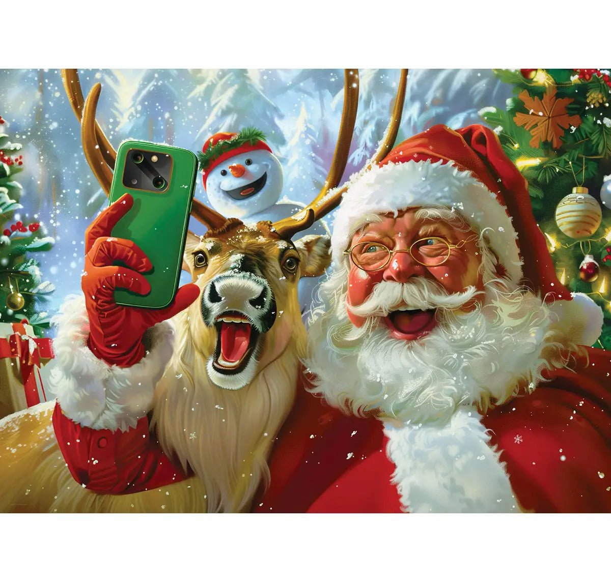 Selfie with Santa 300 Piece Jigsaw Puzzle | Eurographics - Jigsaw Puzzles - The Puzzle Center
