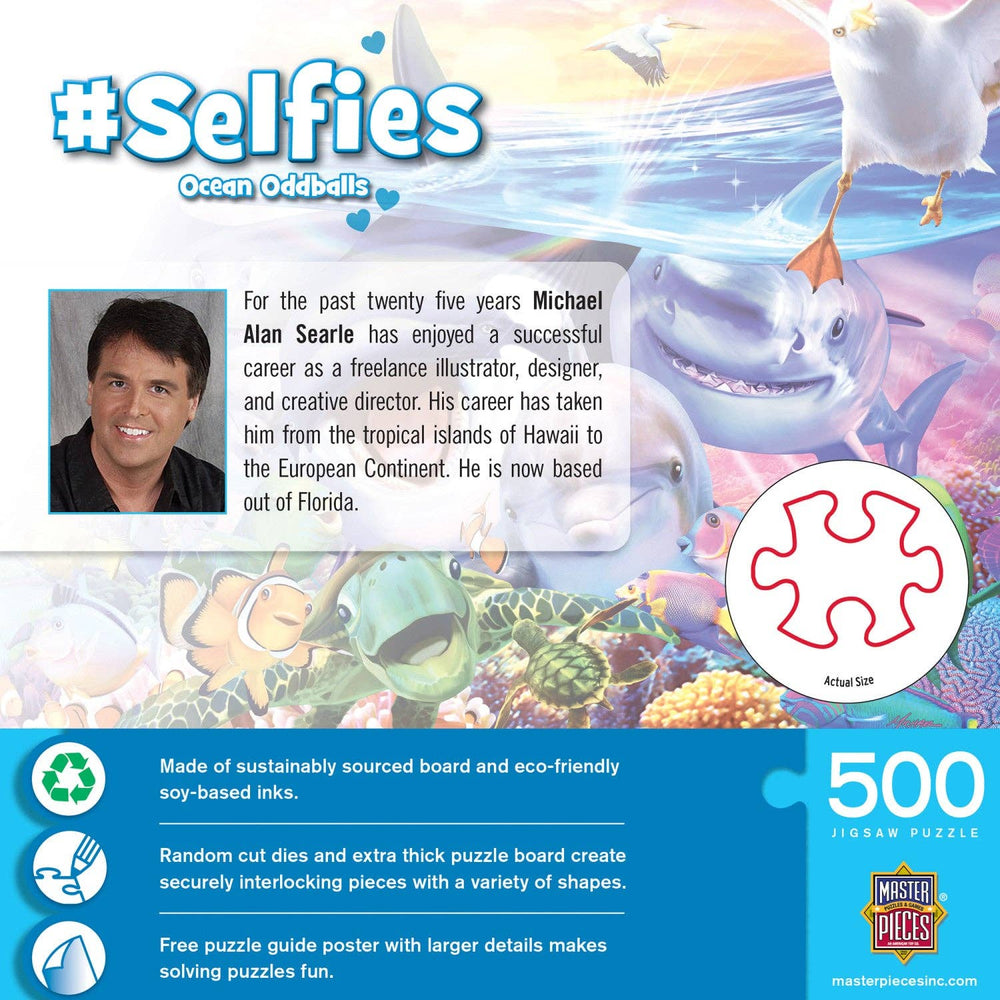 Selfies - Ocean Oddballs 500 Piece Jigsaw Puzzle | Masterpieces Puzzles - Masterpieces Puzzles - Jigsaw Puzzles - The Puzzle Center