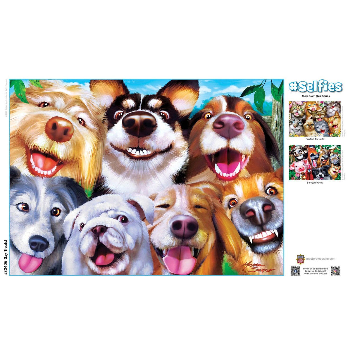 Selfies Say Treats! 500 Piece Puzzle by Masterpieces Puzzles - Masterpieces Puzzles - Jigsaw Puzzles - The Puzzle Center