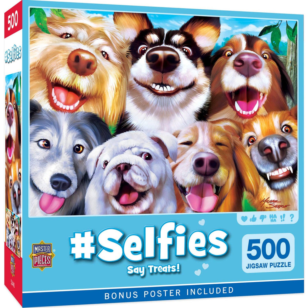 Selfies Say Treats! 500 Piece Puzzle by Masterpieces Puzzles - Masterpieces Puzzles - Jigsaw Puzzles - The Puzzle Center
