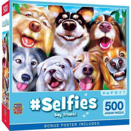 Selfies Say Treats! 500 Piece Puzzle by Masterpieces Puzzles - Masterpieces Puzzles - Jigsaw Puzzles - The Puzzle Center