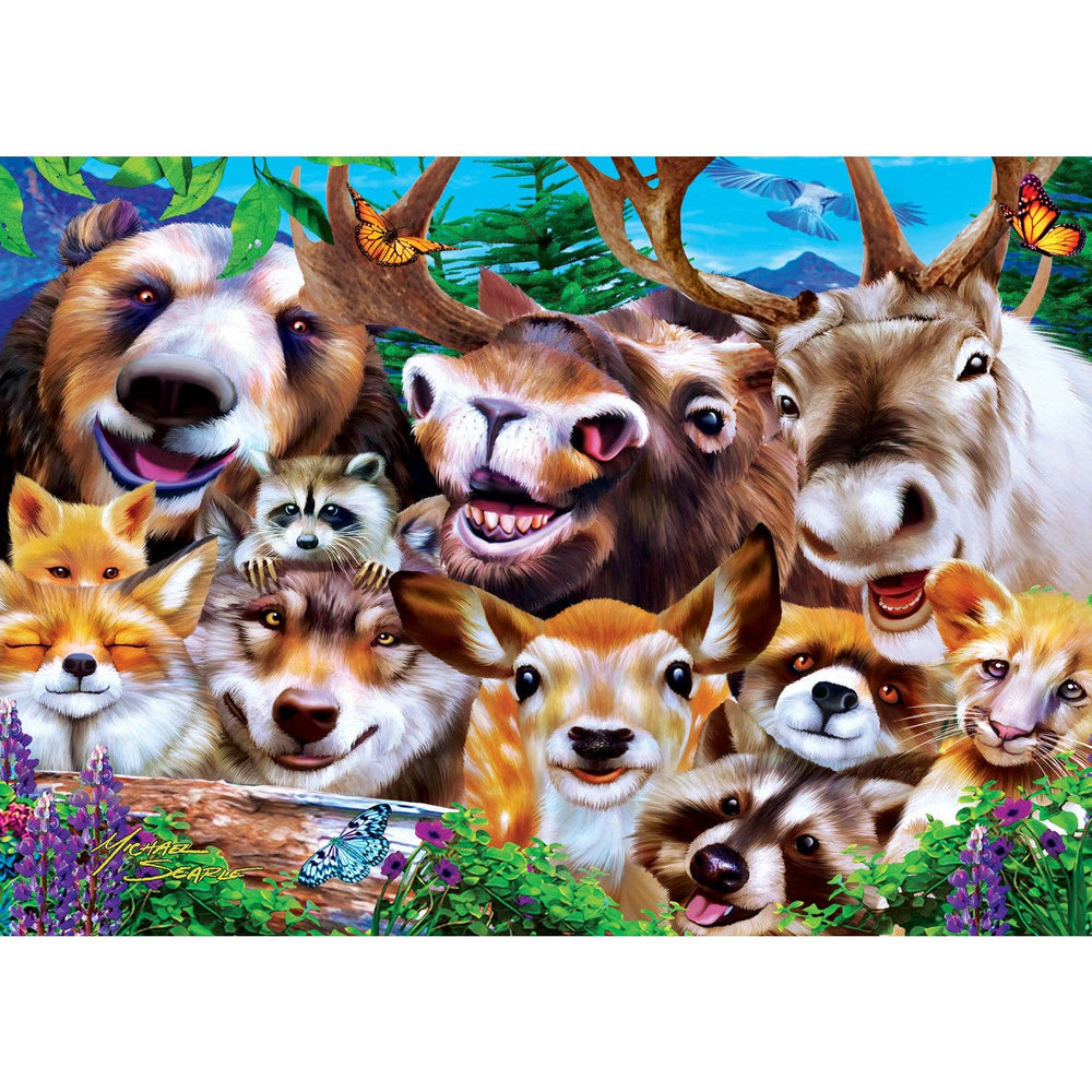 Selfies Woodland Goofballs 500 Piece Jigsaw Puzzle by Masterpieces Puzzles - Masterpieces Puzzles - Jigsaw Puzzles - The Puzzle Center