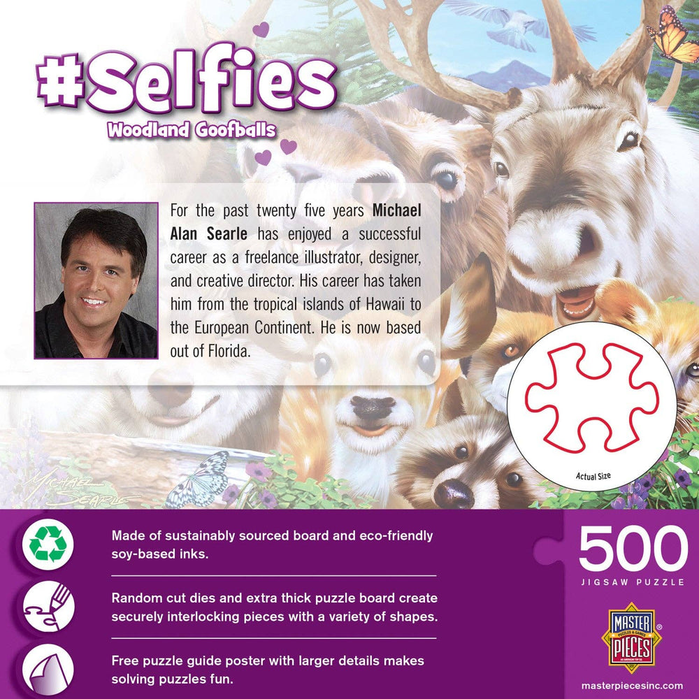 Selfies Woodland Goofballs 500 Piece Jigsaw Puzzle by Masterpieces Puzzles - Masterpieces Puzzles - Jigsaw Puzzles - The Puzzle Center