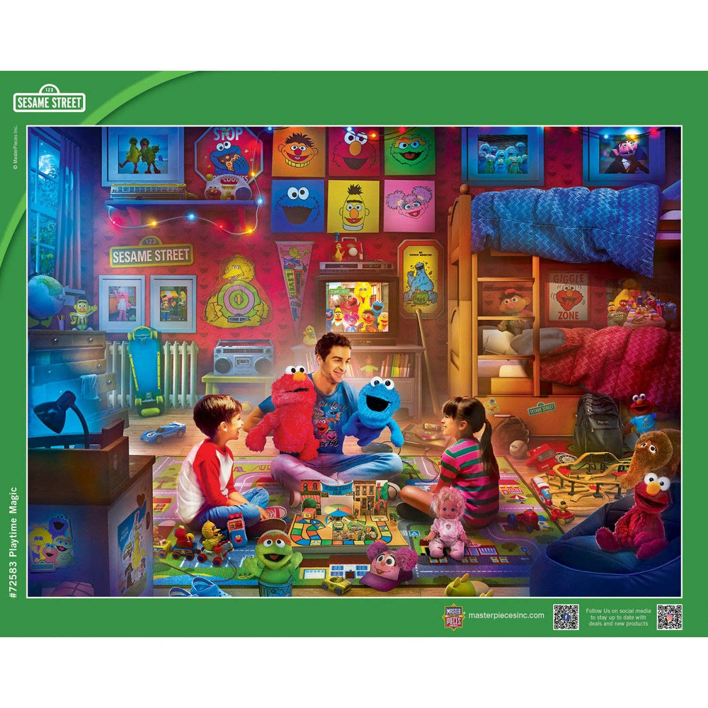 Sesame Street - Playtime 1000 Piece Jigsaw Puzzle | Masterpieces - Masterpieces Puzzles - Jigsaw Puzzles - The Puzzle Center