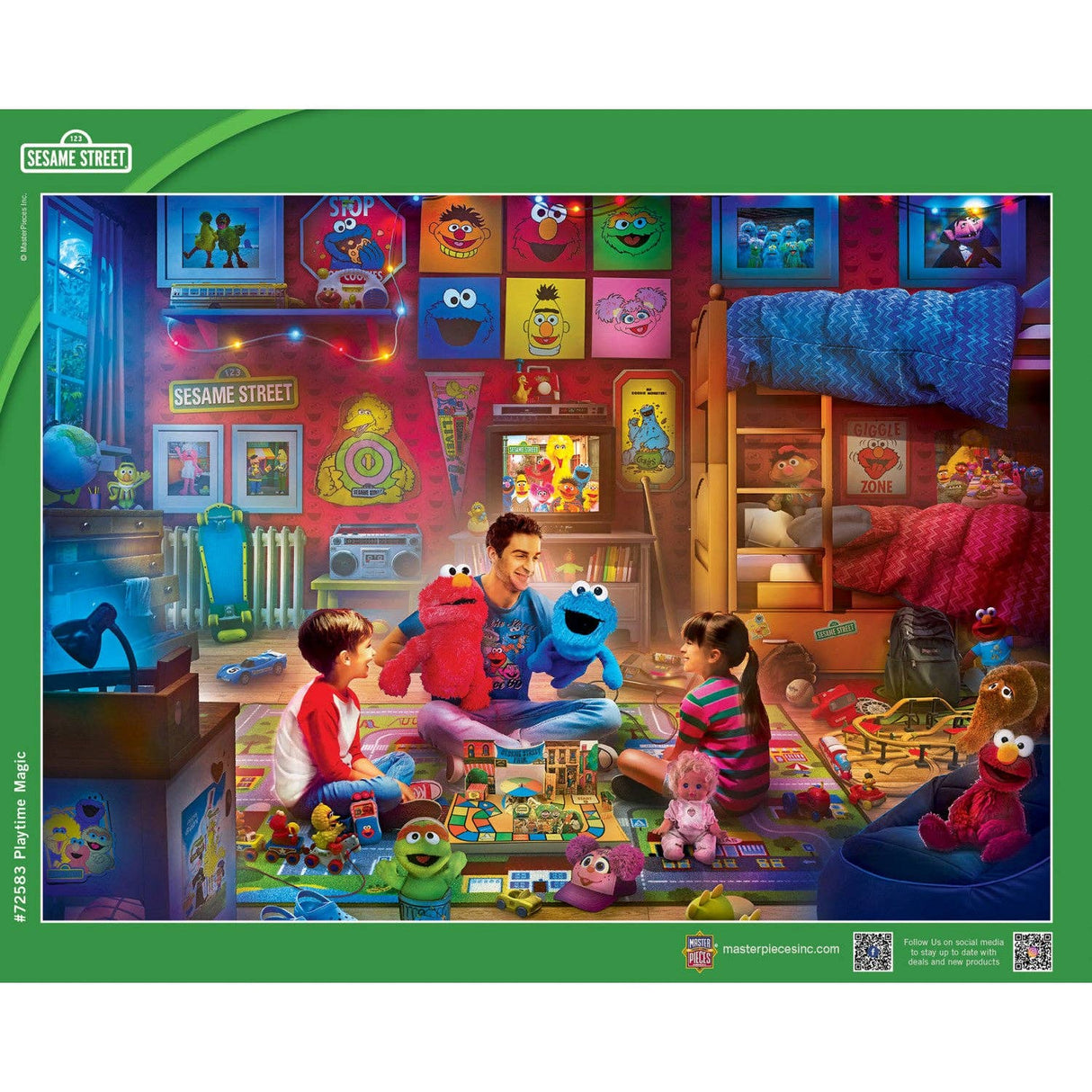 Sesame Street - Playtime 1000 Piece Jigsaw Puzzle | Masterpieces - Masterpieces Puzzles - Jigsaw Puzzles - The Puzzle Center