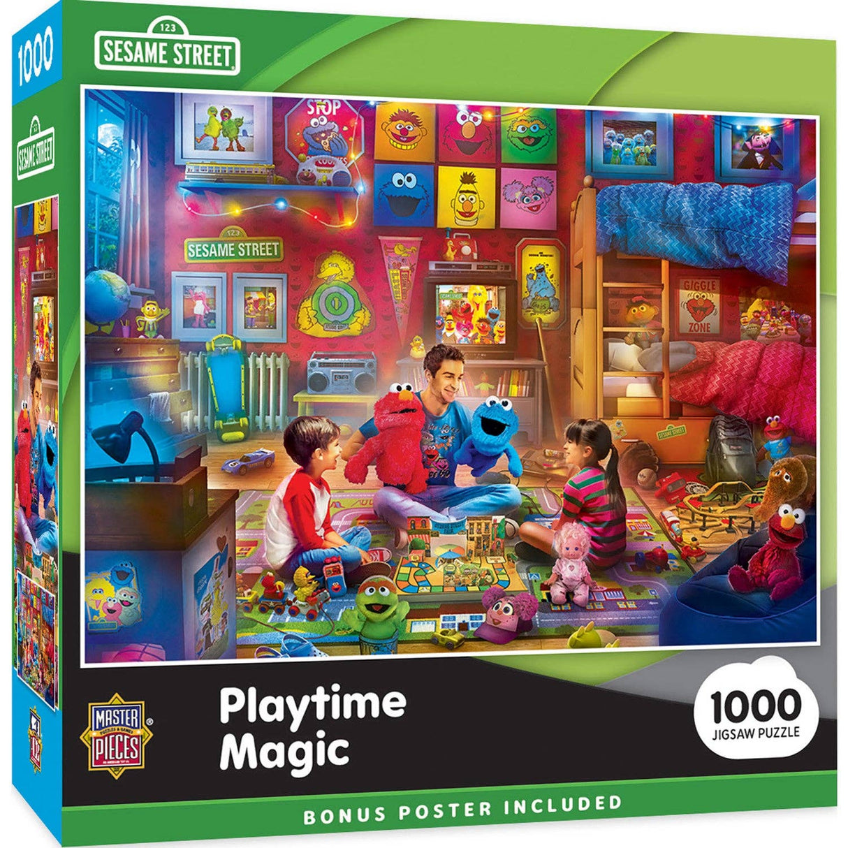 Sesame Street - Playtime 1000 Piece Jigsaw Puzzle | Masterpieces - Masterpieces Puzzles - Jigsaw Puzzles - The Puzzle Center