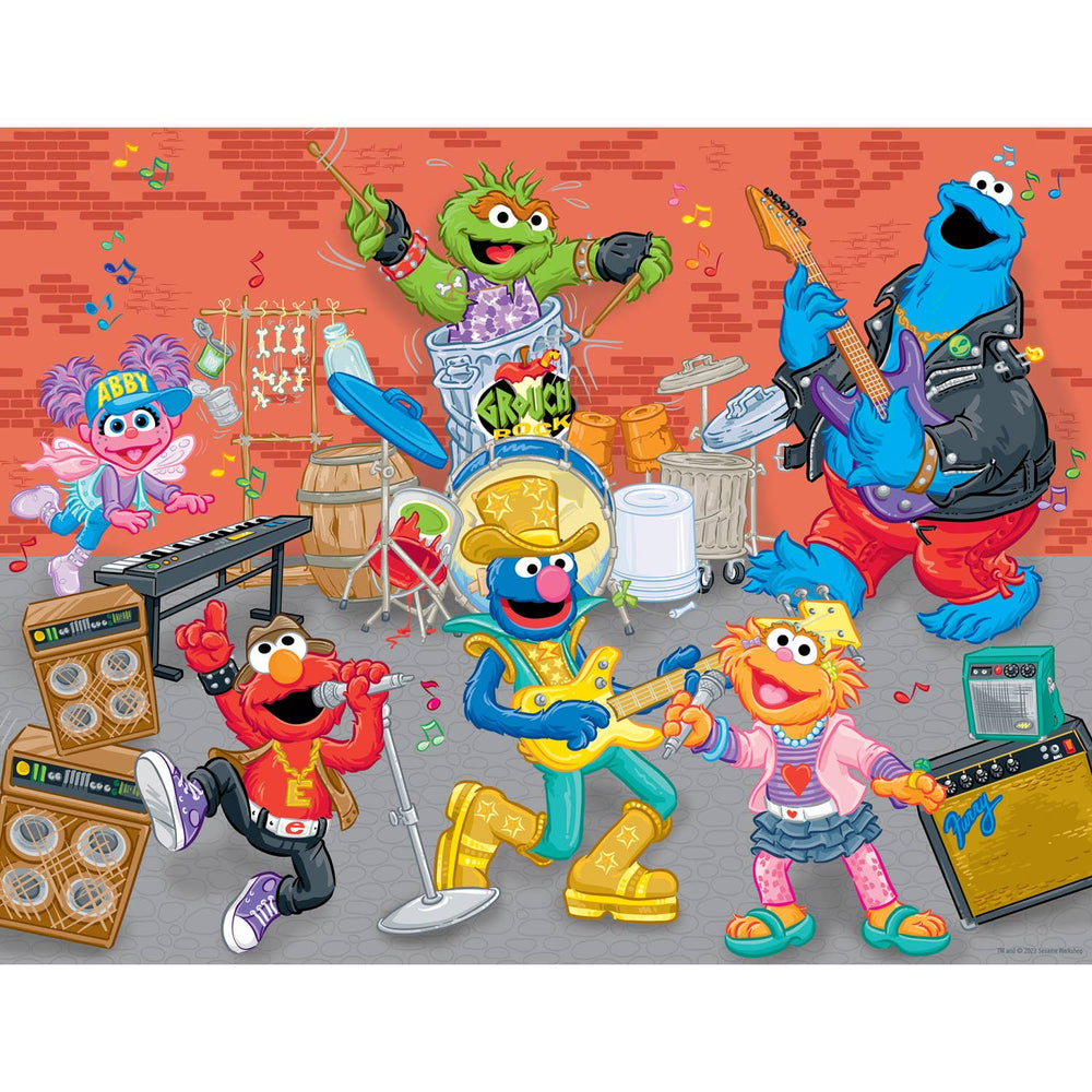 Sesame Street - Rock Stars 36 Piece Puzzle by MasterPieces | Fun Kids Jigsaw Puzzle - Masterpieces Puzzles - Jigsaw Puzzles - The Puzzle Center -