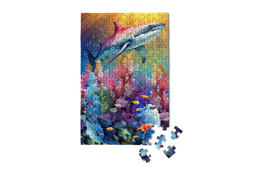 Shark Reef Mini Jigsaw Puzzle | MicroPuzzles - Mini Jigsaw Puzzles - The Puzzle Center