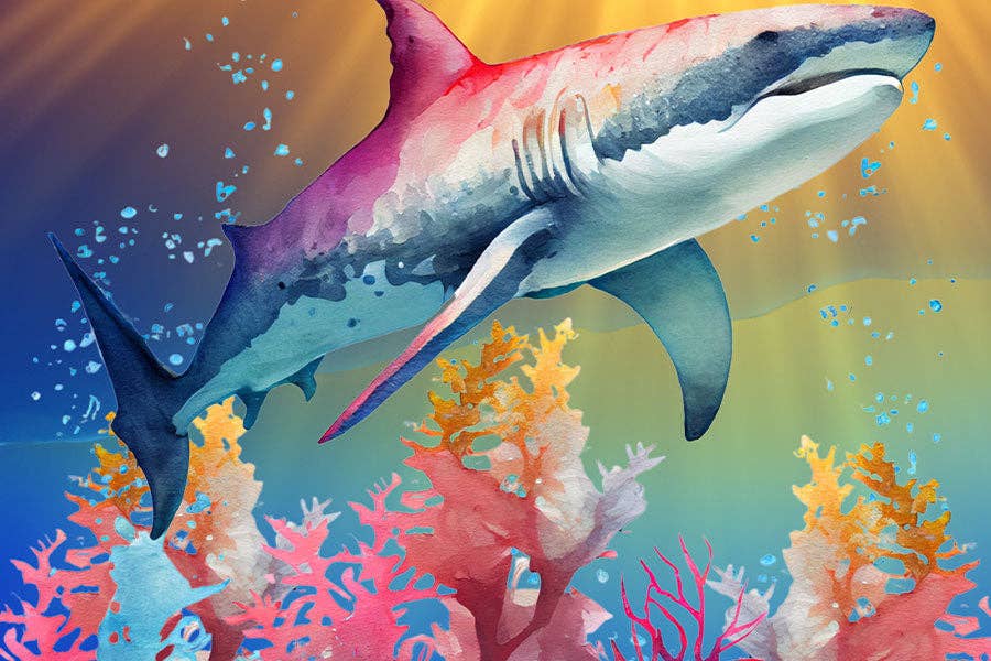 Shark Reef Mini Jigsaw Puzzle | MicroPuzzles - Mini Jigsaw Puzzles - The Puzzle Center