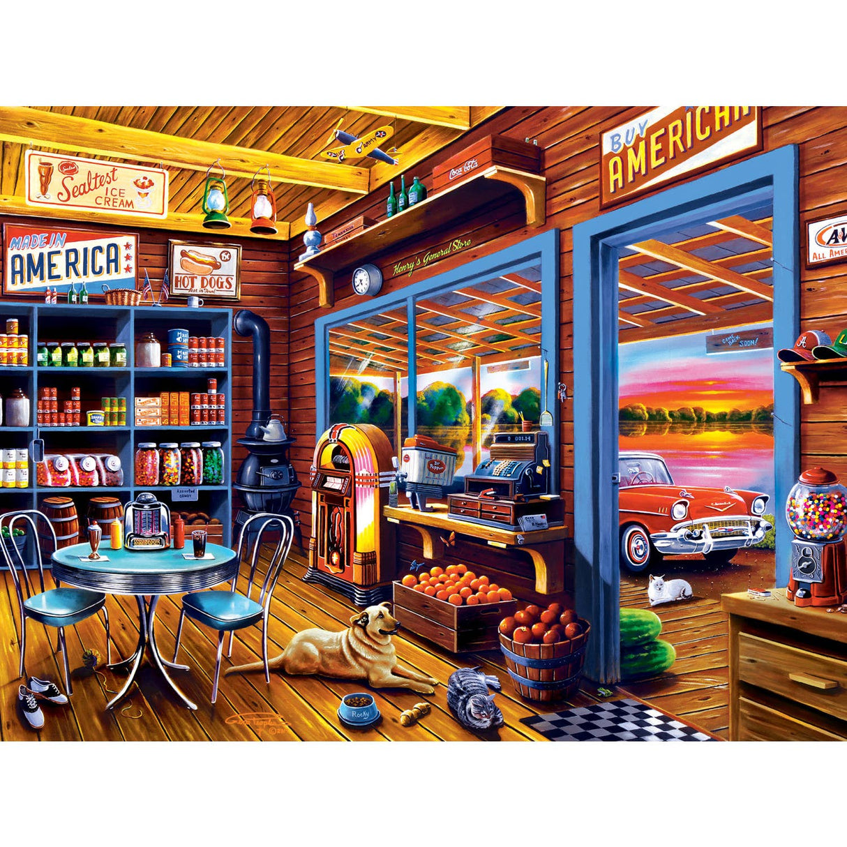 Shopkeepers - Henry's General Store 750 Piece Puzzle by Masterpieces Puzzles - Masterpieces Puzzles - Jigsaw Puzzles - The Puzzle Center