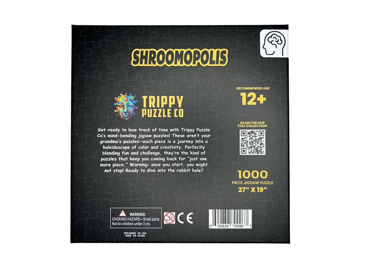 Shroomopolis Adult 1000 Piece Jigsaw Puzzle | Trippy Puzzle Co - Jigsaw Puzzles - The Puzzle Center
