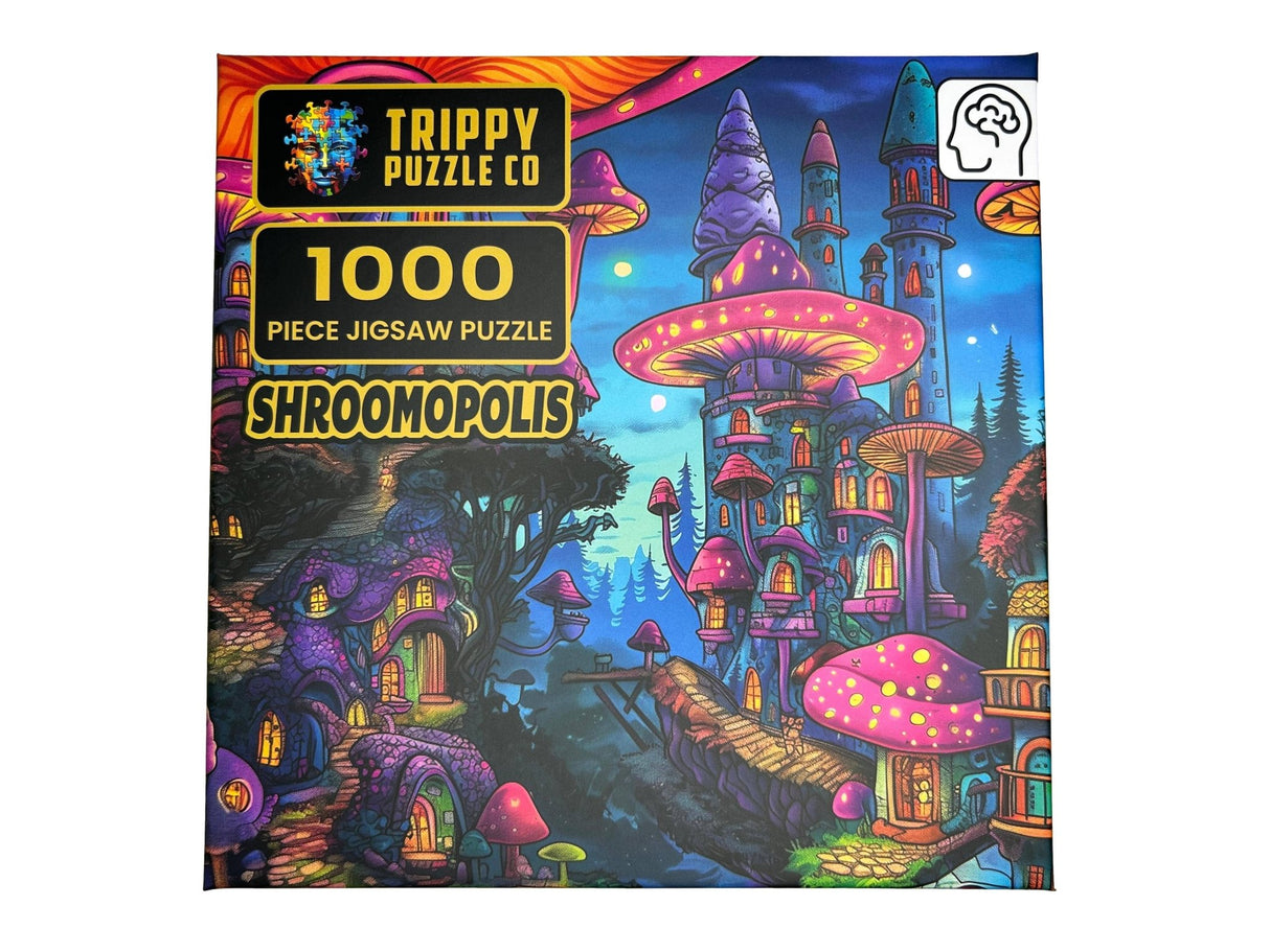 Shroomopolis Adult 1000 Piece Jigsaw Puzzle | Trippy Puzzle Co - Jigsaw Puzzles - The Puzzle Center