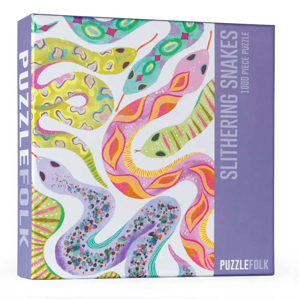 Slithering Snakes 1000 Piece Puzzle by Puzzlefolk - Puzzlefolk - Jigsaw Puzzles - The Puzzle Center