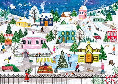 Snow City 1000 Piece Jigsaw Puzzle | Magnolia Puzzles - Magnolia - Jigsaw Puzzles - The Puzzle Center