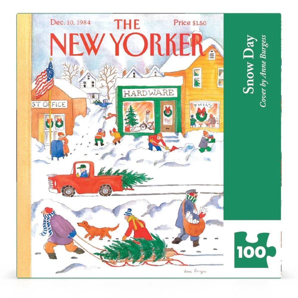 Snow Day Mini 100 Piece Mini Jigsaw Puzzle | New York Puzzle Company - Mini Jigsaw Puzzles - The Puzzle Center