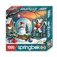 Snowman Snow Globe 1000 Piece Jigsaw Puzzle | Springbok Puzzles - Springbok Puzzles - Jigsaw Puzzles - The Puzzle Center