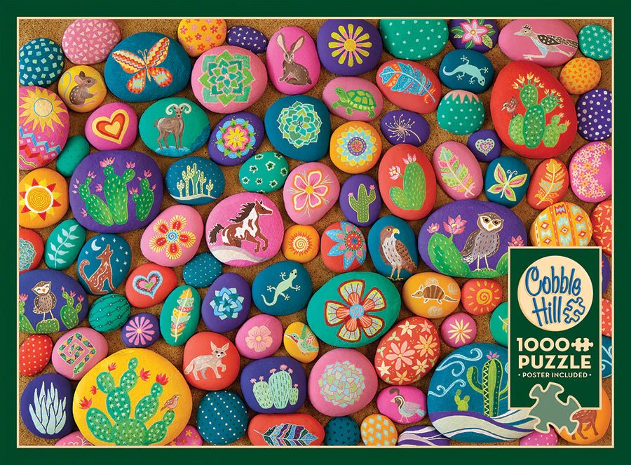 Southwest Stones 1000 Piece Puzzle by Cobble Hill Puzzles - Cobble Hill Puzzles - Jigsaw Puzzles - The Puzzle Center