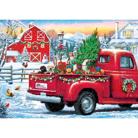 Sparkle & Shine - Winter's Joyful Arrival 500 Piece Glitter Jigsaw Puzzle | Masterpieces Puzzles - Jigsaw Puzzles - The Puzzle Center