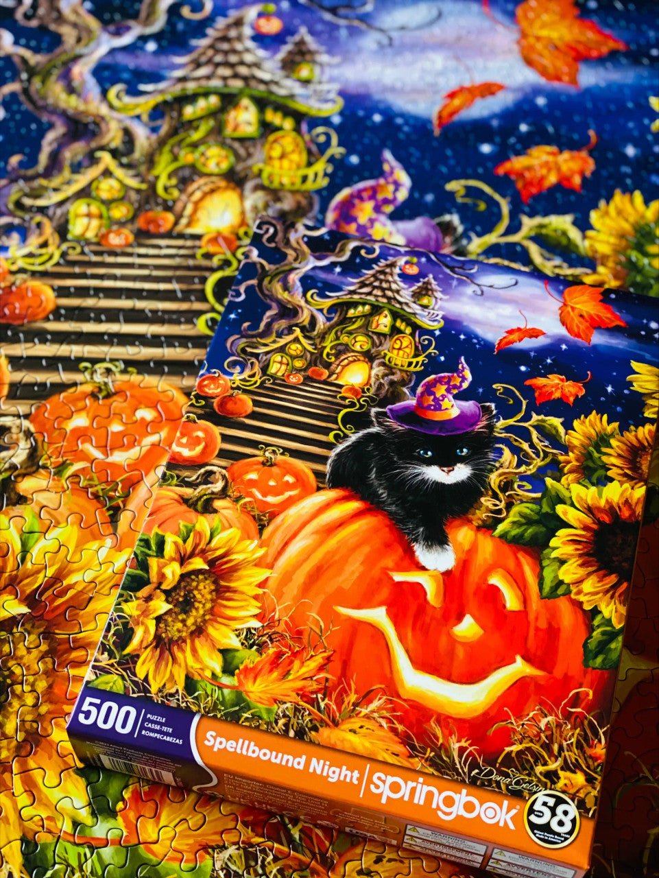 Spellbound Night 500 Piece Jigsaw Puzzle | Springbok Puzzles - Springbok Puzzles - Jigsaw Puzzles - The Puzzle Center