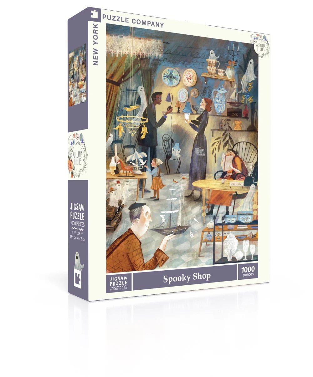 Spooky Shop 1000 Piece Jigsaw Puzzle | New York Puzzle Company - Jigsaw Puzzles - The Puzzle Center