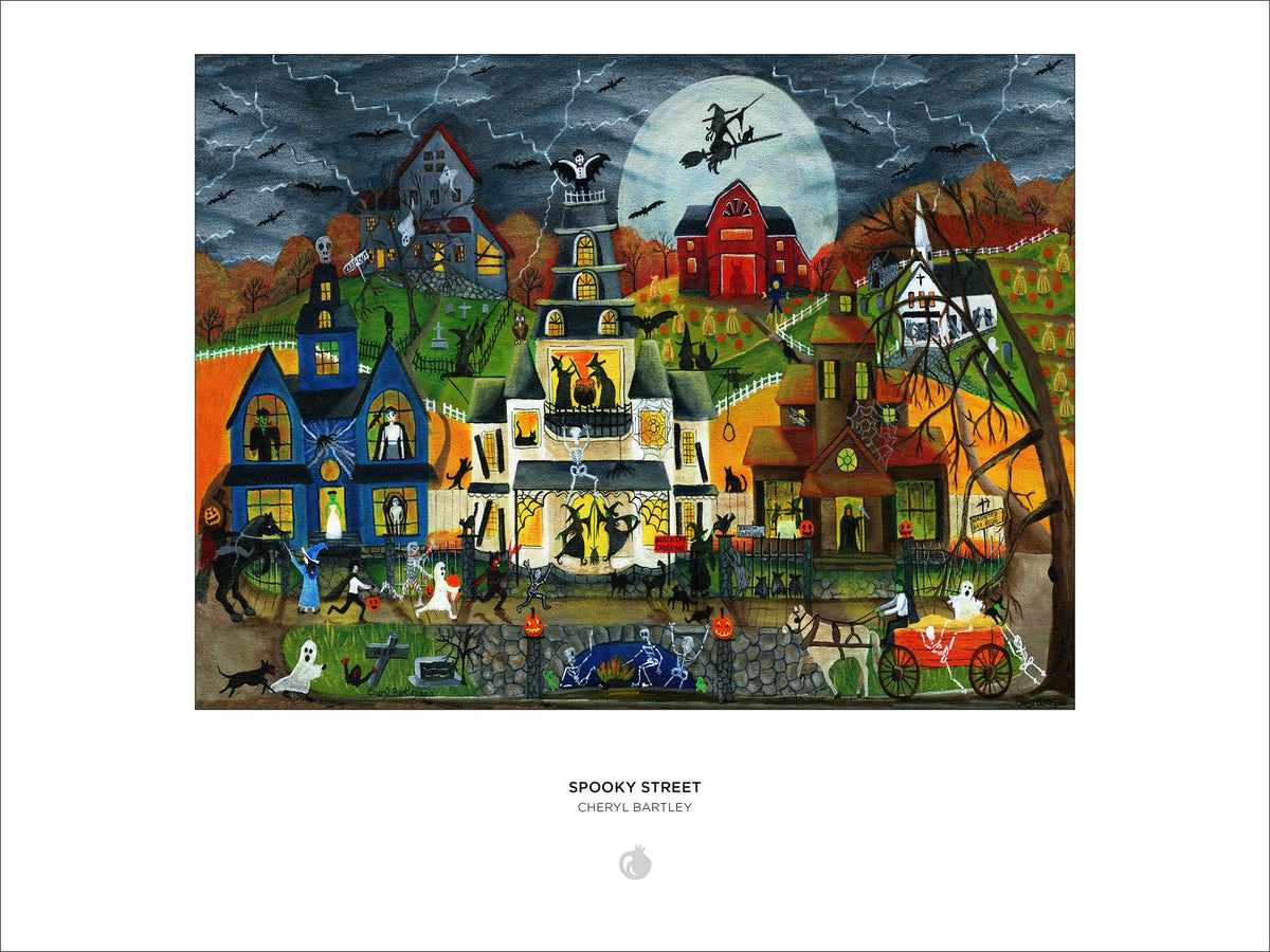 Spooky Street 1000 Piece Jigsaw Puzzle | Pomegranate - Jigsaw Puzzles - The Puzzle Center