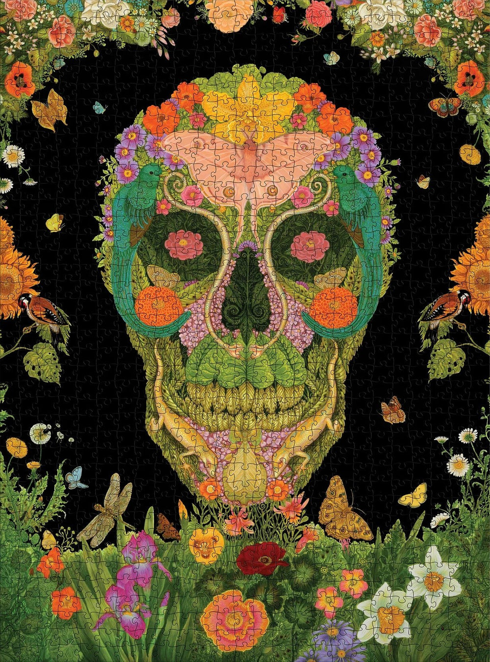 Spring Eternal 1000 - Piece Jigsaw Puzzle by Pomegranate - Tino Rodriguez & Virgo Paraiso Art - Pomegranate - Jigsaw Puzzles - The Puzzle Center -
