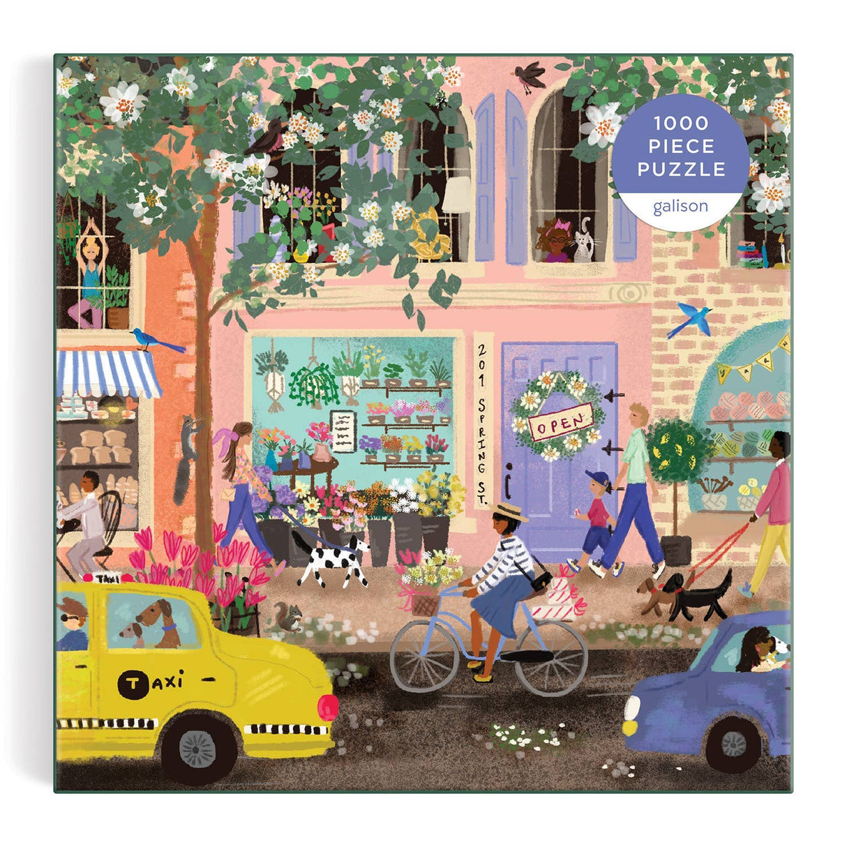Spring Street 1000 Piece Jigsaw Puzzle by Galison Puzzles - Galison - Jigsaw Puzzles - The Puzzle Center