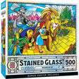 Stained Glass Wizard of Oz 500 Piece Jigsaw Puzzle | Masterpieces Puzzles - Masterpieces Puzzles - Jigsaw Puzzles - The Puzzle Center