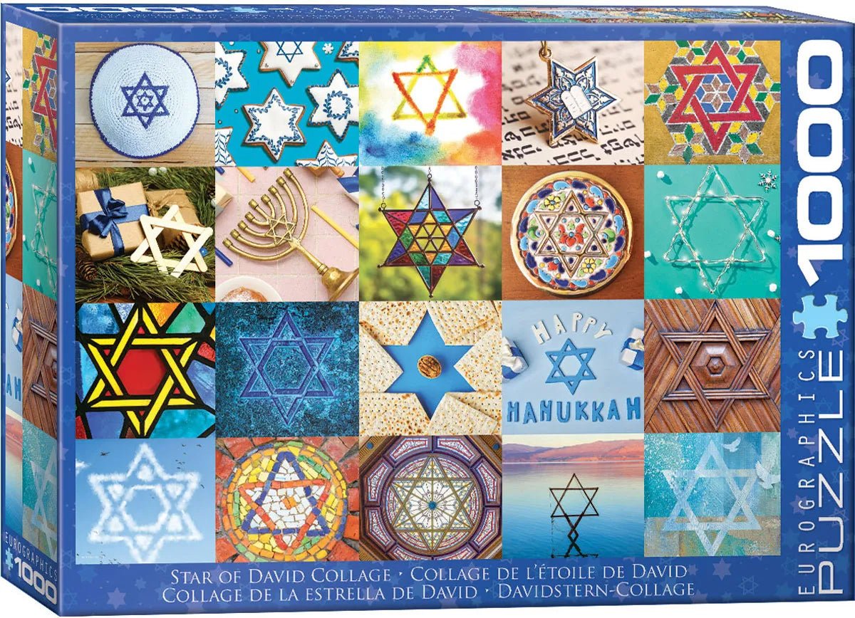 Star of David Collage 1000 Piece Jigsaw Puzzle | Eurographics - Jigsaw Puzzles - The Puzzle Center