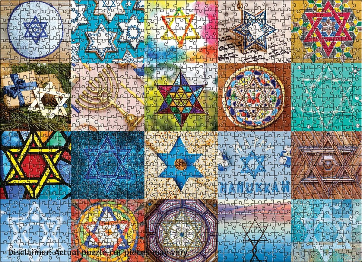Star of David Collage 1000 Piece Jigsaw Puzzle | Eurographics - Jigsaw Puzzles - The Puzzle Center