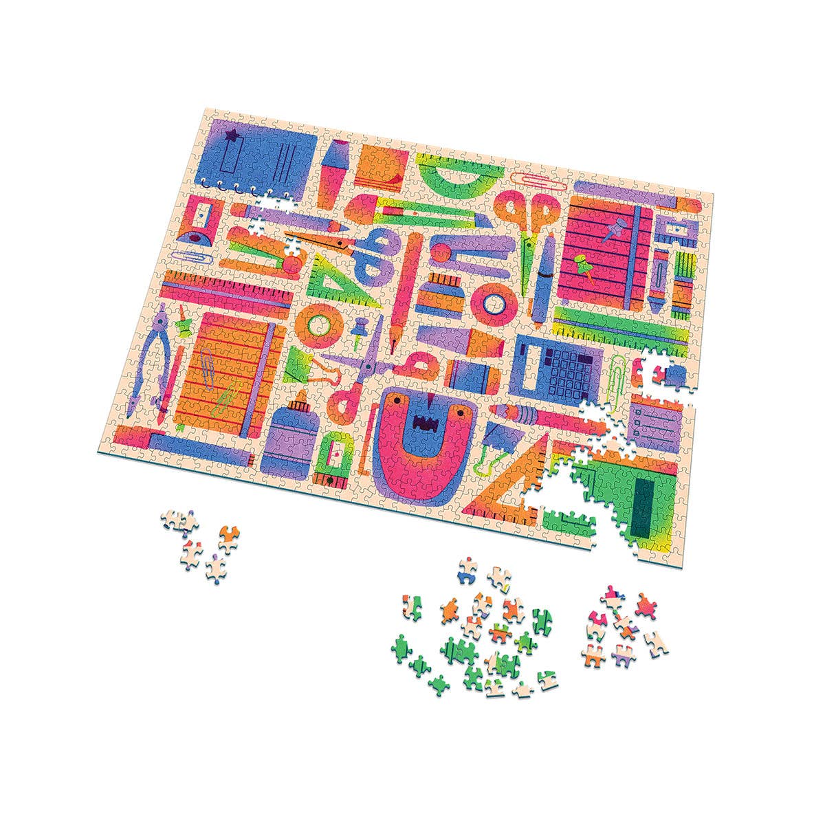 Stationery 1000 Piece Jigsaw Puzzle | Cloudberries - Jigsaw Puzzles - The Puzzle Center