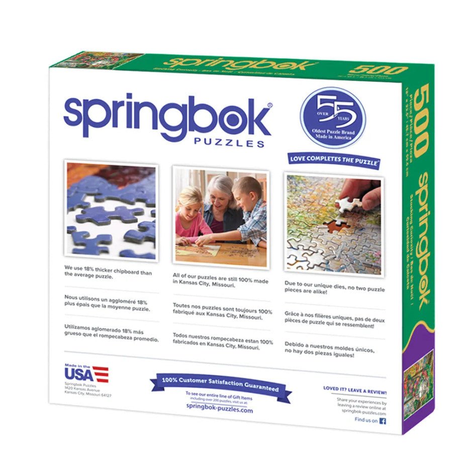 Stocking Curiosity 500 Piece Jigsaw Puzzle by Springbok Puzzles - Springbok Puzzles - Jigsaw Puzzles - The Puzzle Center -
