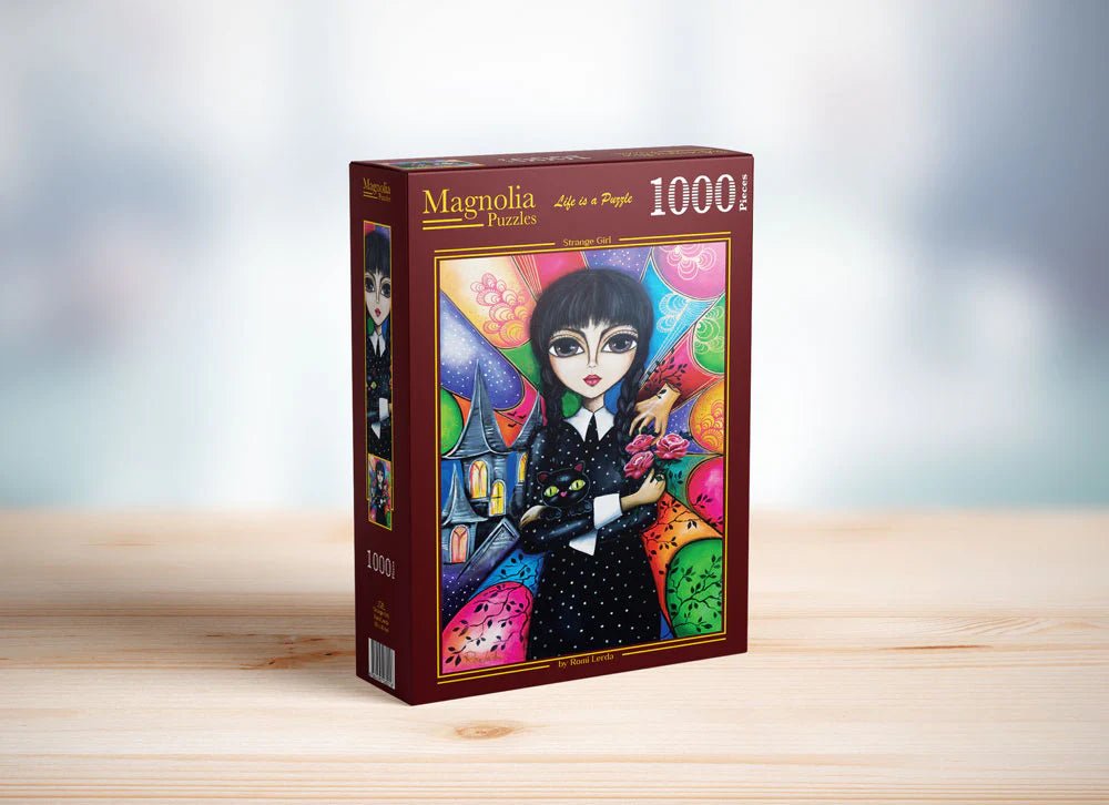 Strange Girl 1000 Piece Jigsaw Puzzle by Magnolia – Romi Lerda Art - Pre - Order - Magnolia - Jigsaw Puzzle - The Puzzle Center -