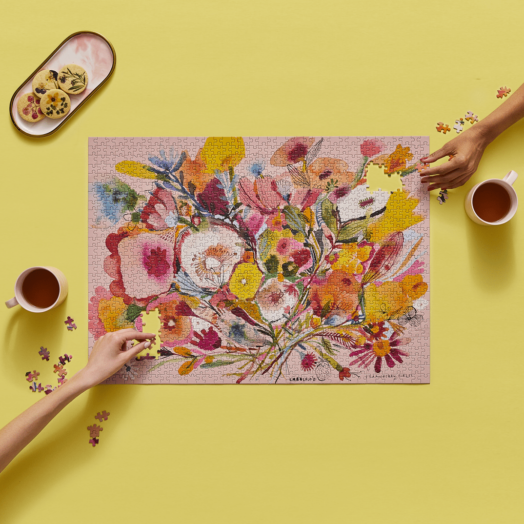 Strawberry Fields 1000 Piece Jigsaw Puzzle | WerkShoppe - Jigsaw Puzzles - The Puzzle Center