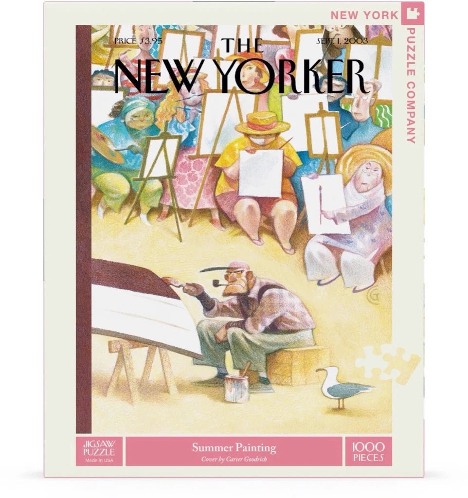 Summer Painting 1000 Piece Jigsaw Puzzle by New York Puzzle Company - New York Puzzle Company - Jigsaw Puzzles - The Puzzle Center -