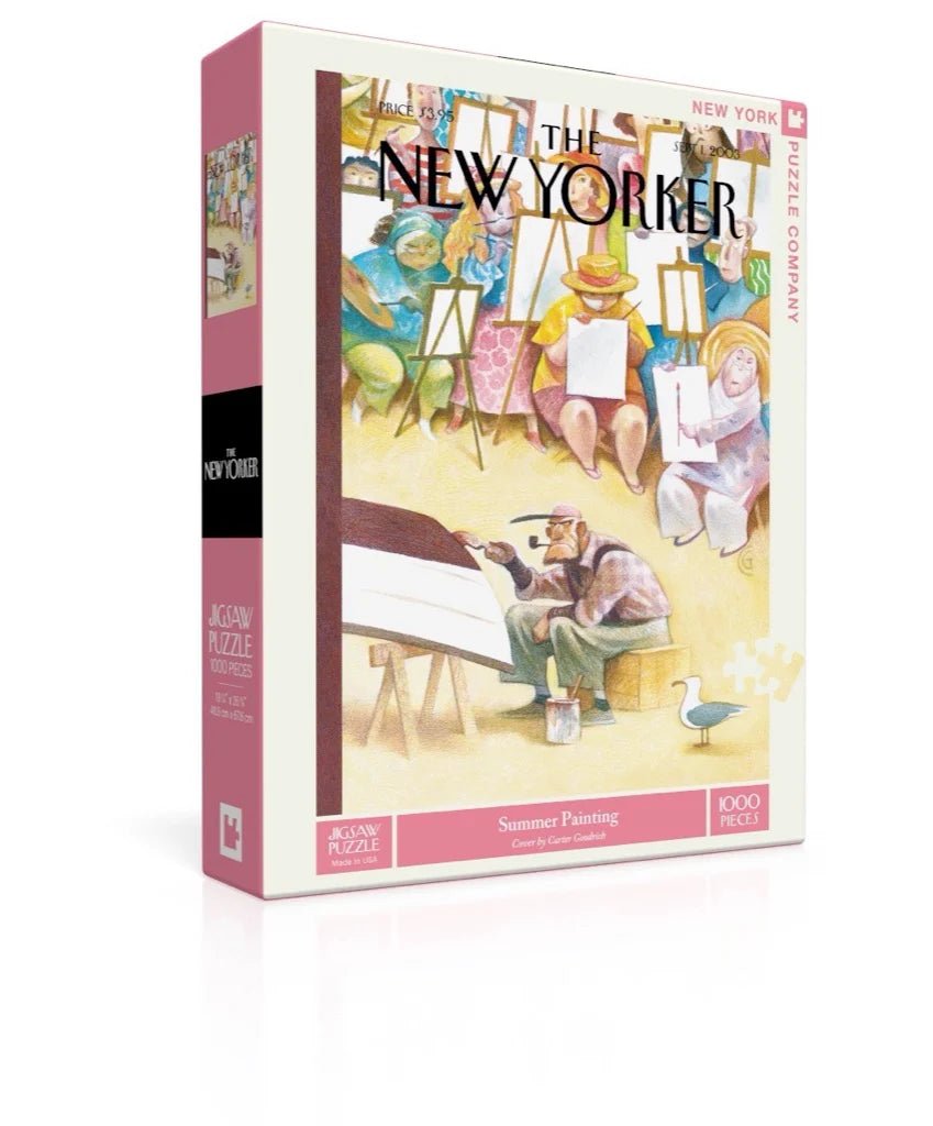 Summer Painting 1000 Piece Jigsaw Puzzle by New York Puzzle Company - New York Puzzle Company - Jigsaw Puzzles - The Puzzle Center -