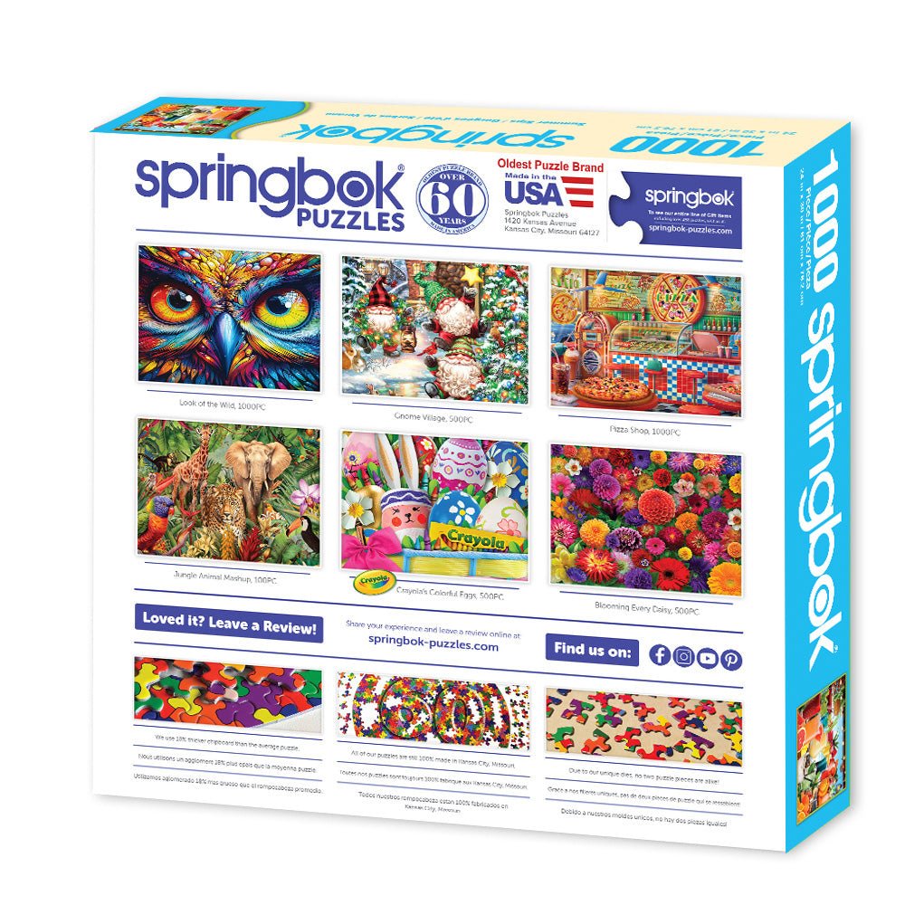 Summer Sips 1000 Piece Jigsaw Puzzle - Limited Release | Springbok Puzzles - Springbok Puzzles - Jigsaw Puzzles - The Puzzle Center