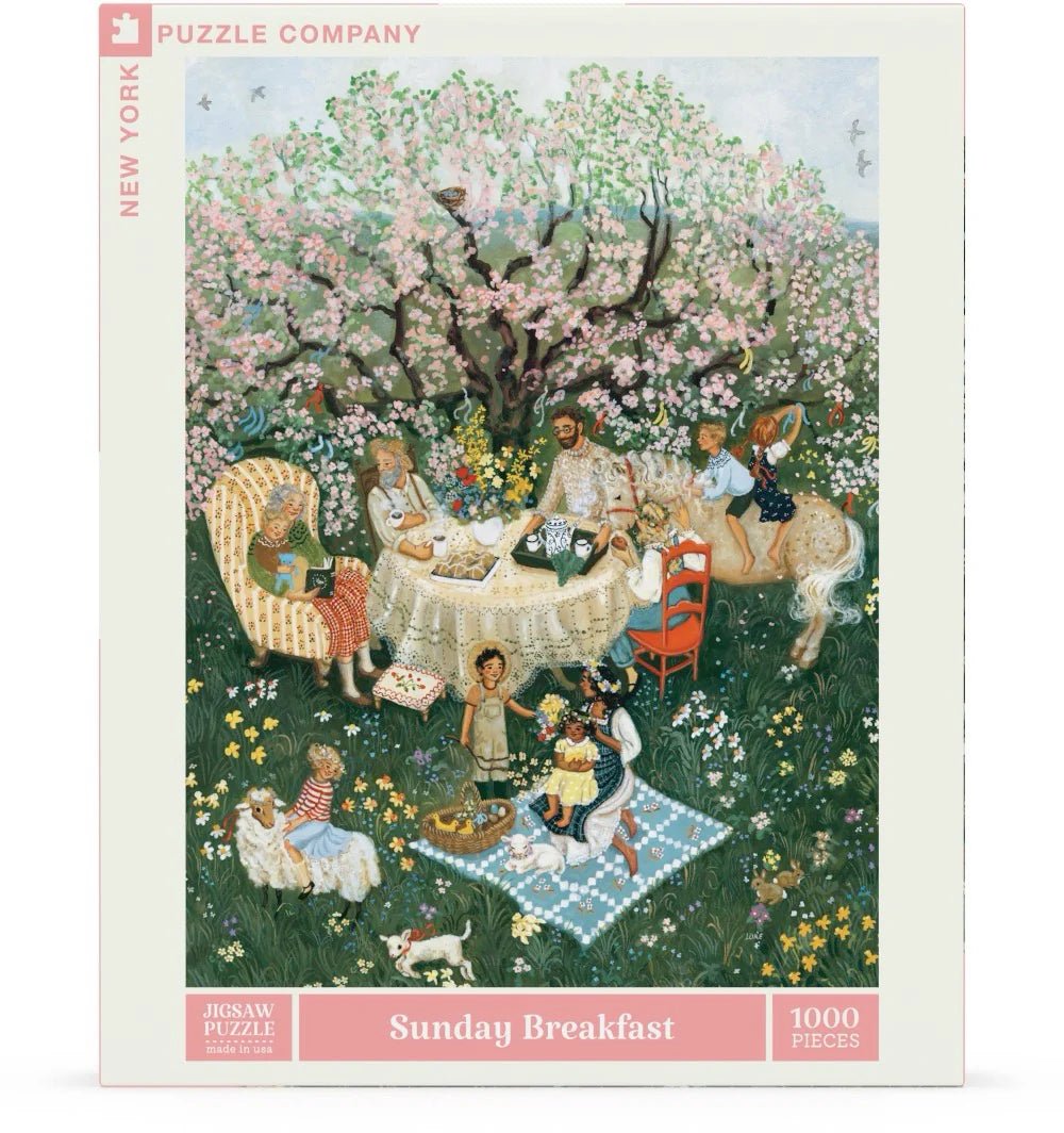 Sunday Breakfast 1000 Piece Jigsaw Puzzle | New York Puzzle Company - Jigsaw Puzzles - The Puzzle Center
