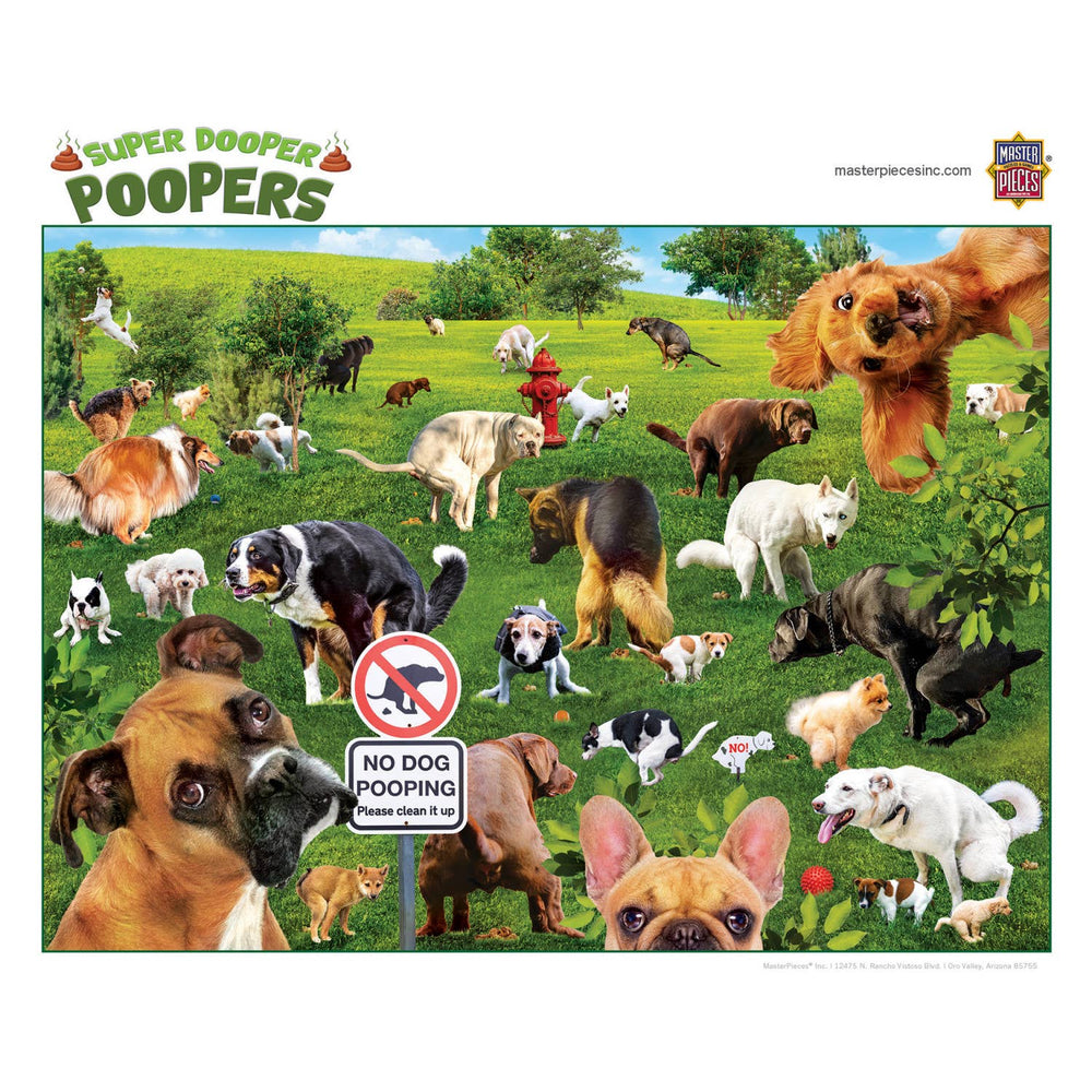 Super Dooper Poopers 1000 Piece Puzzle by Masterpieces Puzzles - Masterpieces Puzzles - Jigsaw Puzzles - The Puzzle Center -