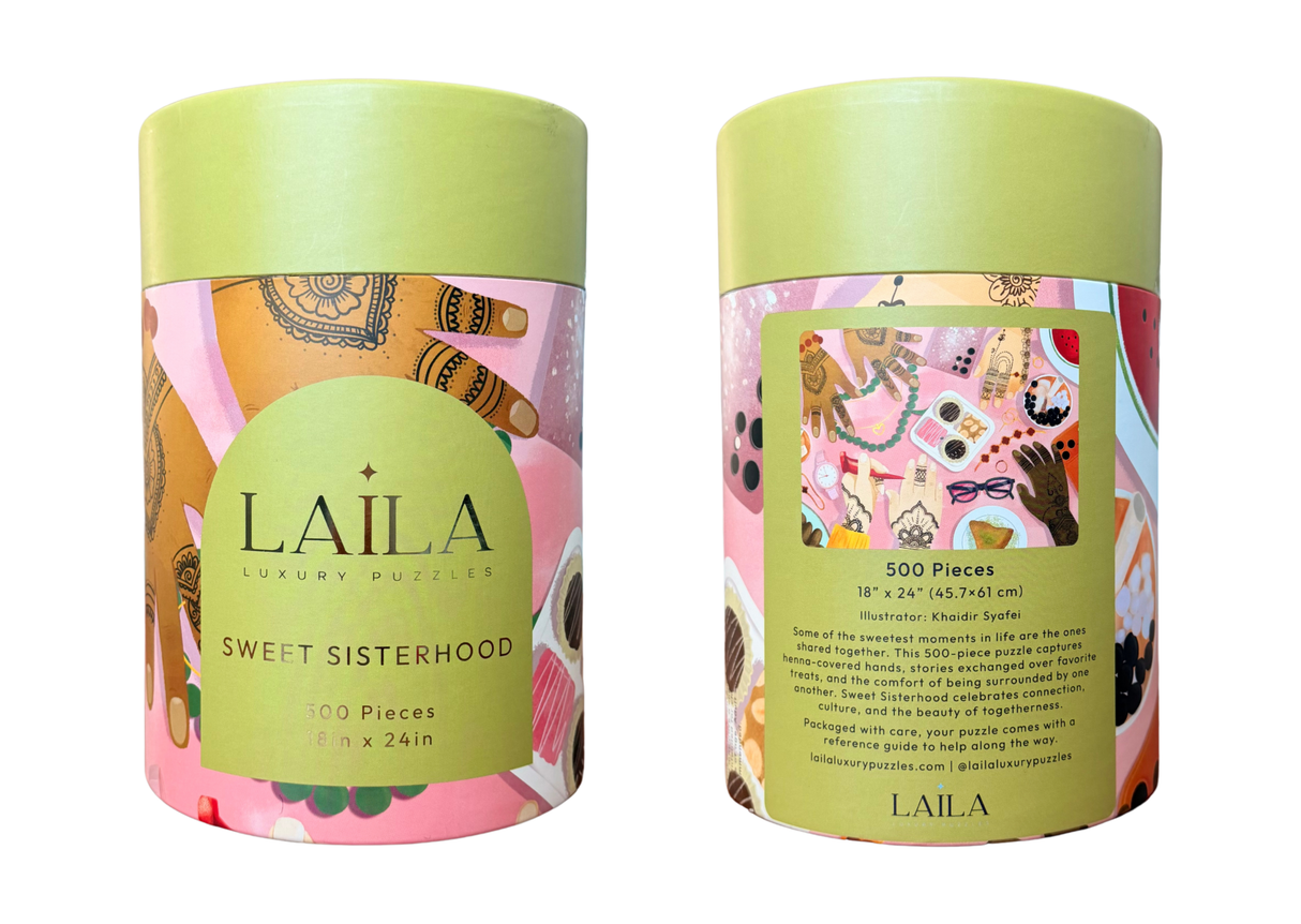 Sweet Sisterhood 500 Piece jigsaw Puzzle | Laila Luxury Puzzles - Jigsaw Puzzles - The Puzzle Center